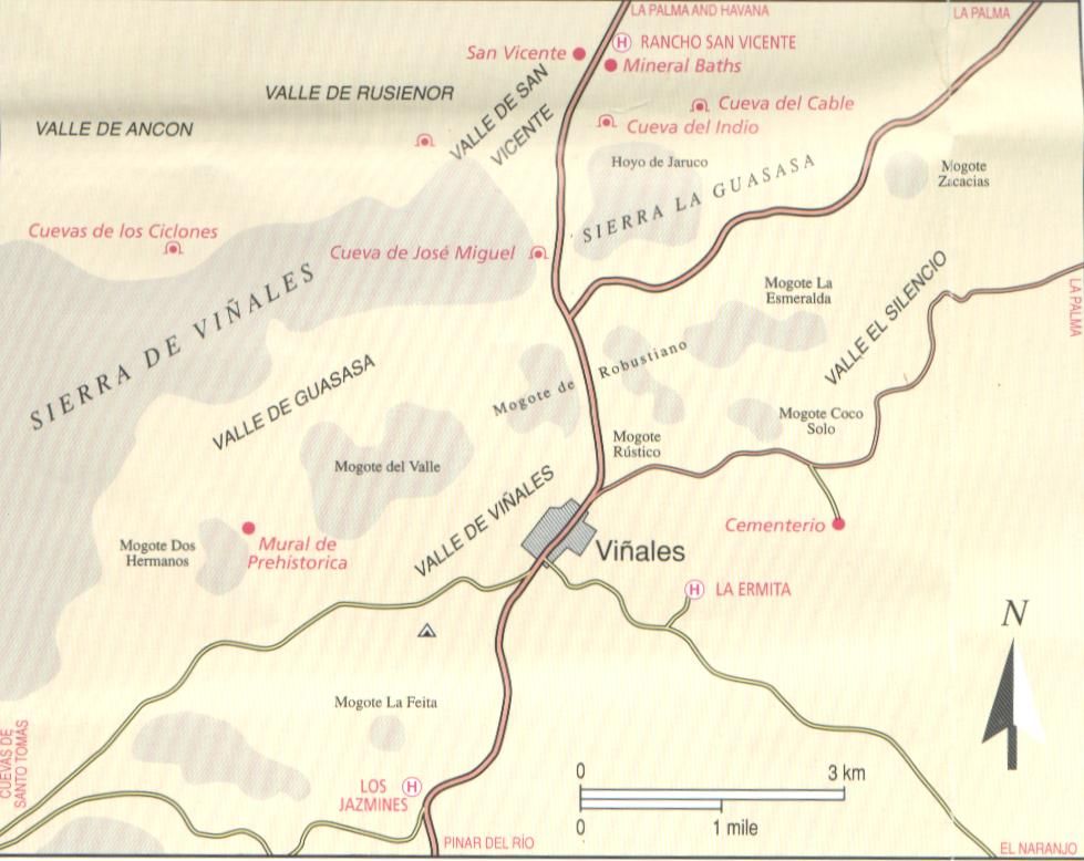 Cuba Map Vinales